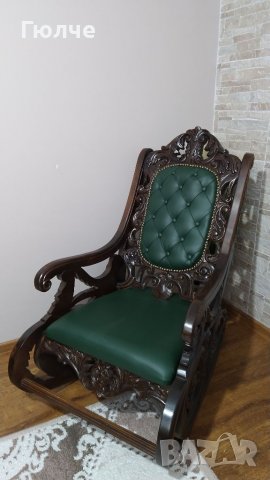 Барокови люлеещ стол, снимка 9 - Дивани и мека мебел - 39749701