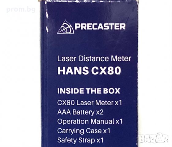 лазерна ролетка до 80 м, Precaster, внос от Германия, снимка 5 - Друга електроника - 31085996