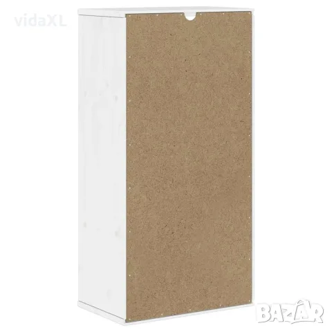 vidaXL Страничен шкаф с чекмедже ODDA White 40x24x79 cm, снимка 8 - Бюфети - 56147511