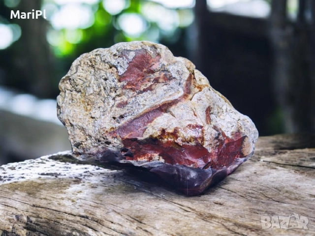 Рядък Червен Яспис от Маджарово – Страстен Камък за Колекционери, снимка 3 - Други ценни предмети - 52588823