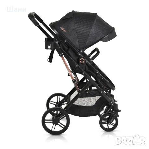 Комбинирана детска количка Rafaello черен

, снимка 4 - Детски колички - 49519379