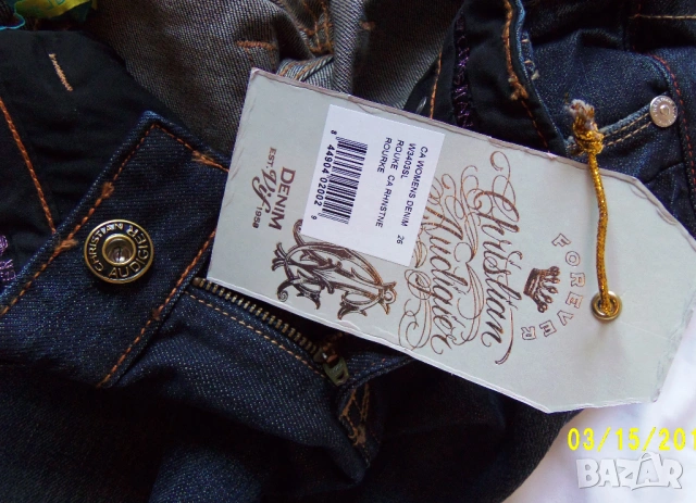 Christian Audigier оригинални дамски дънки, снимка 11 - Дънки - 54343110
