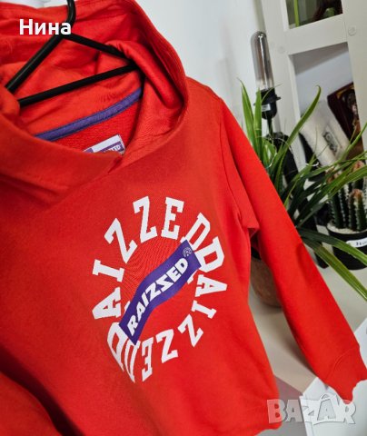Суичър- худи Raizzed в червено, снимка 2 - Детски анцузи и суичери - 42233852