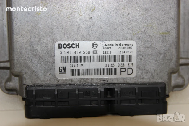 Моторен компютър Opel Zafira A (1999-2005г.) 0281010268 / 0 281 010 268 / 24417169 / 24 417 169, снимка 2 - Части - 51053114
