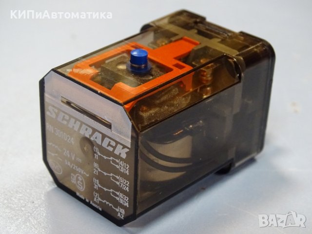 реле SCHRACK RN 301024 industrie relay 24VDC, снимка 2 - Резервни части за машини - 37709223