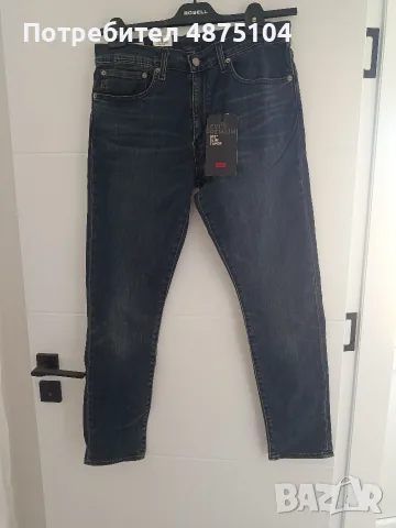 ЧИСТО НОВИ мъжки дънки Levi's 512 Slim Taper / Размер W34 L32 / С етикети