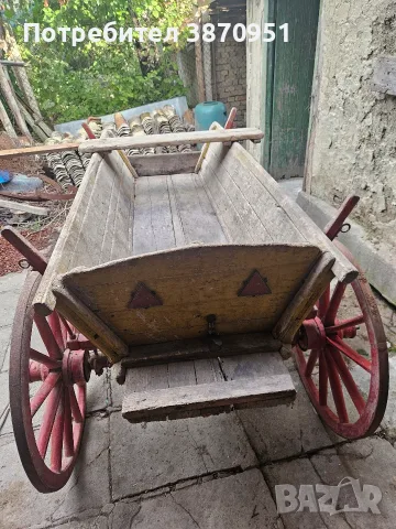 Автентична дървена каруца, снимка 4 - Други - 56138597