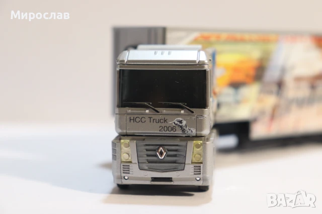 HERPA H0 1/87 RENAULT MAGNUM ВЛЕКАЧ КАМИОН МОДЕЛ ТИР, снимка 5 - Колекции - 50749849