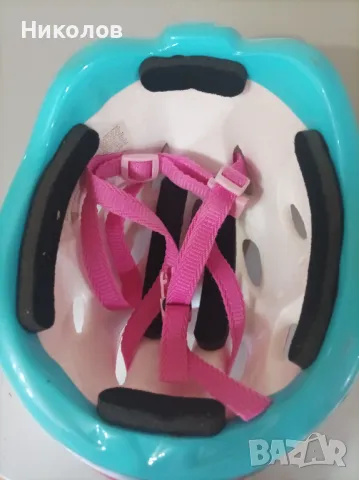 ДЕТСКА КАСКА за ВЕЛОСИПЕД, СКЕЙТБОРД, ТРОТИНЕТКА или РОЛЕРИ, снимка 3 - Спортна екипировка - 47725945