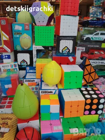 Кубче на Рубик 3х3, 4х4, 5х5, 6х6, 7х7, лимон пирамида круша и други