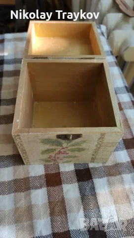 Коледна кутия за бижута. Декупаж, снимка 6 - Коледни подаръци - 56172681