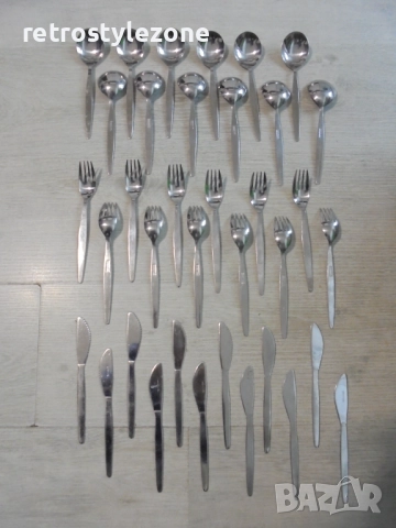№ 8323 Комплект прибори за хранене ROSTFRITT STAL, снимка 3 - Прибори за хранене, готвене и сервиране - 52104107