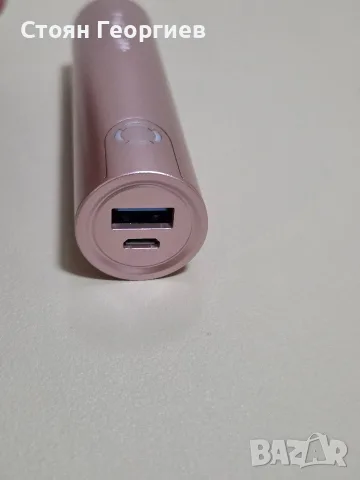Преносима външна батерия (power bank) Poweradd EnergyCell 5000 в розов цвят. Основни характе, снимка 3 - Външни батерии - 55805767