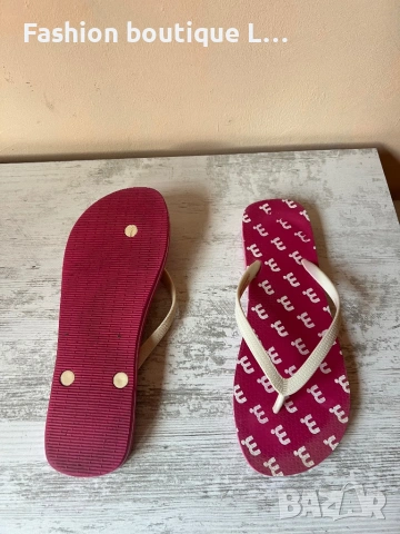 Mistral женски джапанки 40 / 41 номер в цикламен цвят с бяло лого 🩷
