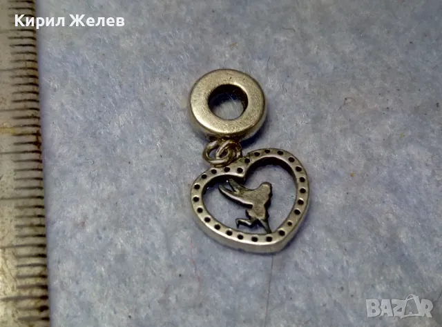 PANDORA СКЪПОЦЕНЕН СРЕБЪРЕН ПЕНДАНТ СРЕБРО S 925 на ПАНДОРА с ИСКРЯЩИ ЦИРКОНИ 46911, снимка 9 - Колиета, медальони, синджири - 49682613