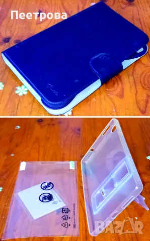 Въртящ се калъф, силиконов гръб и протектор за таблет Леново 10.1"., снимка 3 - Калъфи, кейсове - 49939687