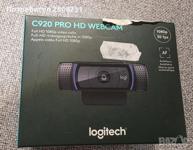 Logitech Web Camera C920 Pro HD, снимка 3 - Камери - 55970609