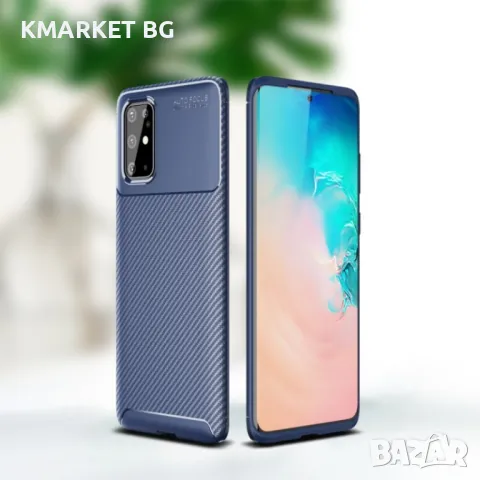 OPPO Reno 4 Pro Удароустойчив Carbon Fiber Калъф и Протектор, снимка 2 - Калъфи, кейсове - 47842079