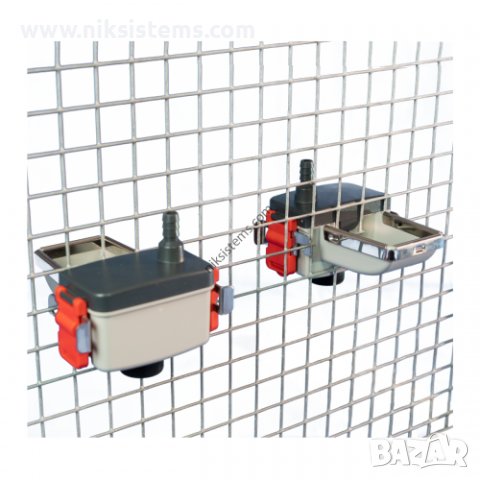 Автоматична Поилка за Зайци за Монтаж на Клетка, мрежа за свързване с Маркуч Ø 9 мм. - Арт. №: 11561, снимка 2 - Други стоки за животни - 40339427