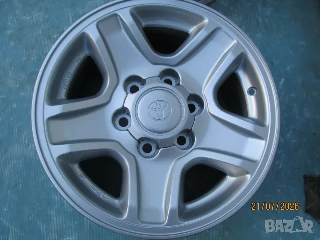 Оригинални Алуминиеви джанти за Toyota Land Cruiser - 6 x 139,7mm, централен отвор 106,1 mm, ET 20, снимка 9 - Гуми и джанти - 55825820