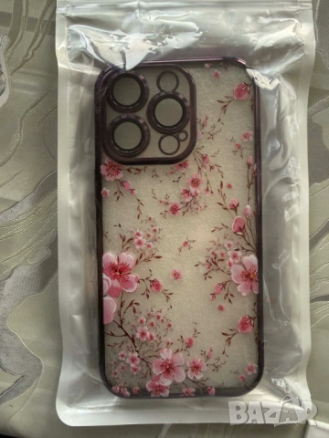 Кейс и портфейл за Айфон 16 про цвят лилав