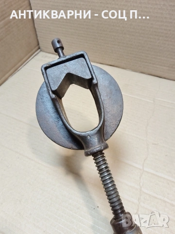 Соц Старо Каруцарско Ренде Стяга 1.240кг. НОМЕР 402., снимка 7 - Антикварни и старинни предмети - 53940497