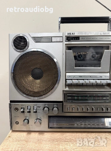 🔉Ретро радиокасетофон AKAI AJ-500FL🔉, снимка 2 - Радиокасетофони, транзистори - 53232685