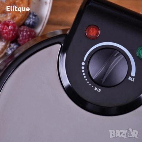 Гофретник Voltz,1200W, 5 гнезда, Инокс, снимка 6 - Друга електроника - 52889148