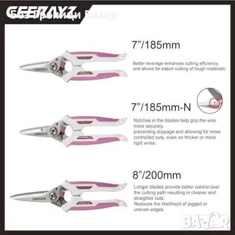 Нова Градинска работна ножица с пружина удобна и издръжлива за двор, снимка 5 - Градински инструменти - 49013232