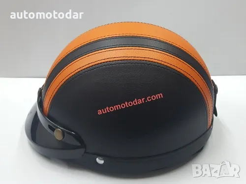 Кожена каска, снимка 2 - Аксесоари и консумативи - 48797952