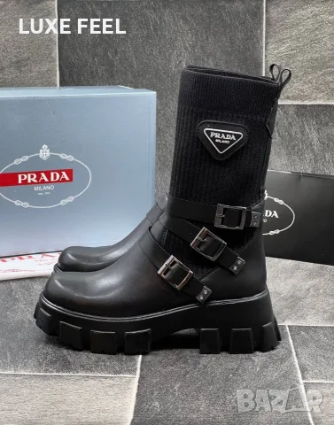 Prada ✨Дамски Ботуши , снимка 2 - Дамски ботуши - 56365572