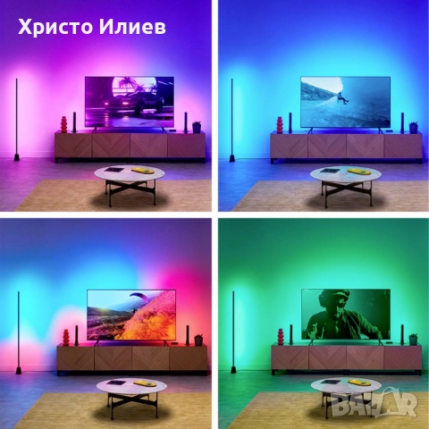 Стартов комплект WiZ Sync box 55"-65" Комплект LED ленти за подсветка на телевизор, снимка 4 - Лед осветление - 52380296