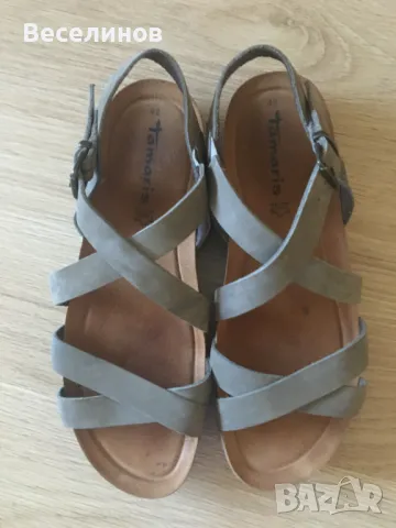 Комфортни дамски сандали Tamaris, снимка 3 - Сандали - 50140312