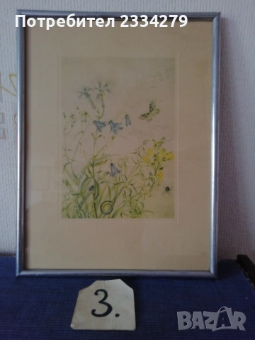 Стари авторски картини поставени в масивни дървени рамки. , снимка 10 - Картини - 47684911