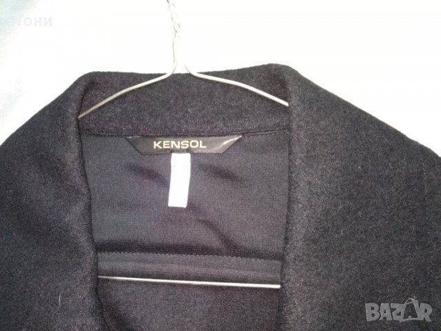 Елегантно черно сако / палто  Kensol, снимка 8 - Палта, манта - 29274460