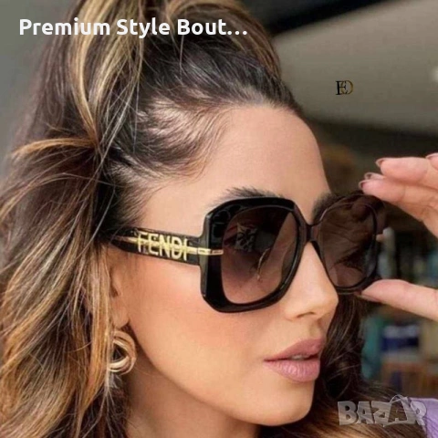 Слънчеви очила Febdi chloe celine Burberry tom ford  с черен обикновен калъф и ув защита , снимка 5 - Слънчеви и диоптрични очила - 54015957