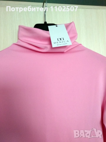 Denica boutique Деница бутик ново поло в нежно розово с етикет
