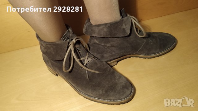 Paul Green Munchen дамски обувки естествен велур, снимка 4 - Дамски боти - 31273864
