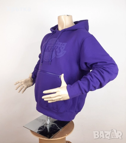 Jordan NBA Lakers 75th Anniversary - Оригинален мъжки суитшърт р-р M-L, снимка 5 - Суичъри - 52425309