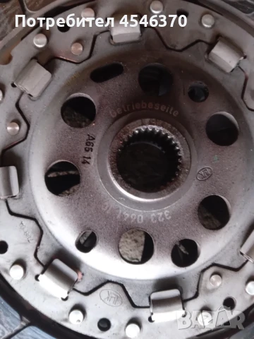 Демпферен маховик с притискател и диск LUK   нов за Волксваген Голф 5 1.9 дизел 105к.с 2006г, снимка 4 - Части - 51167880