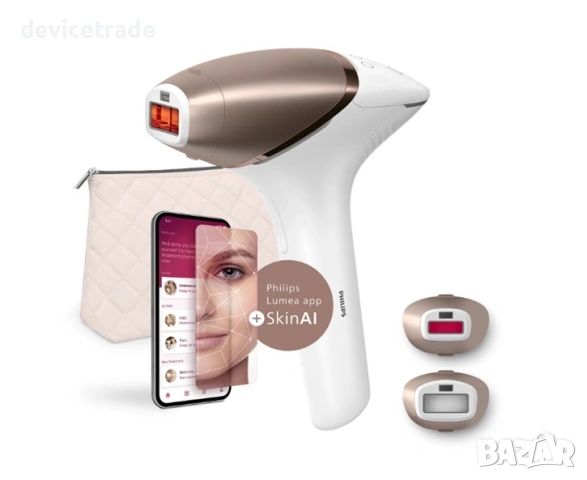 Фотоепилатор IPL Philips Lumea Series 9900 BRI950/01, Сензор SmartSkin