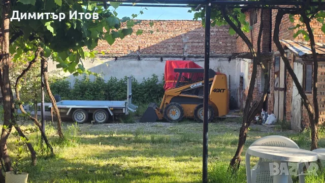 Продавам комплект бобкат ,мини багер и товарно ремарке за строителна техника 
