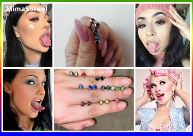 Пиърсинг за език (tongue piercing) , снимка 4 - Други - 30831539