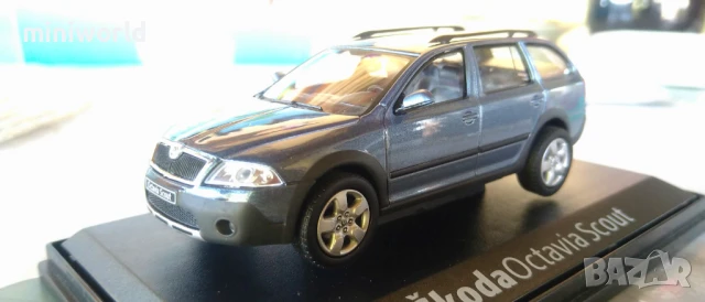 Skoda Octavia Combi Scout - мащаб 1:43 на Abrex моделът е нов в PVC дисплей-кейс