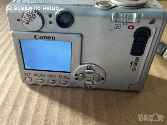 ЗА ЧАСТИ! Цифров фотоапарат Canon DIGITAL ixus 400 , 4mp, снимка 10 - Фотоапарати - 51630152