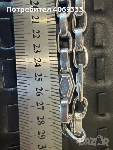Сребърен синджир 925 60см, снимка 3 - Колиета, медальони, синджири - 56487720