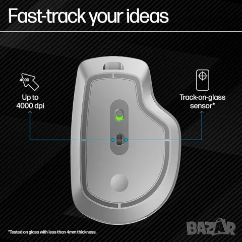 Нова безжична мишка HP 930 Creator Wireless Mouse / Bluetooth / 4000 DPI / Multi-Device, снимка 10 - Клавиатури и мишки - 55819701