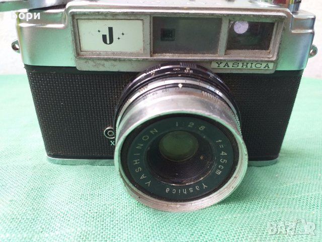 Yashica J 35mm Film Camera Yashinon 1:2.8 f4.5 Lens, снимка 3 - Фотоапарати - 30376354