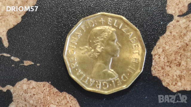 Монети Великобритания-5 бр.› Кралица Елизабет II (1963-1967), снимка 2 - Нумизматика и бонистика - 51474770