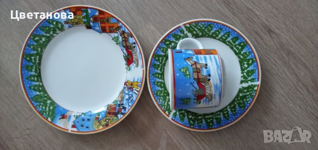 Коледен нов сервиз- порцелан, снимка 7 - Коледни подаръци - 27237640